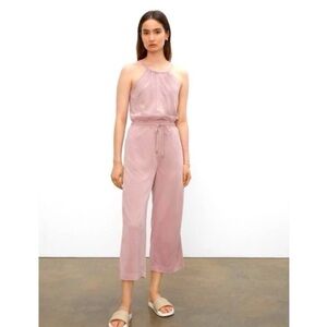 Club Monaco Blush Halter Jumpsuit